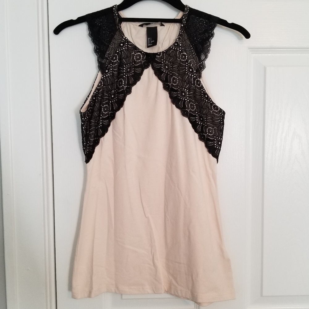 Sz SM H&M lace tank